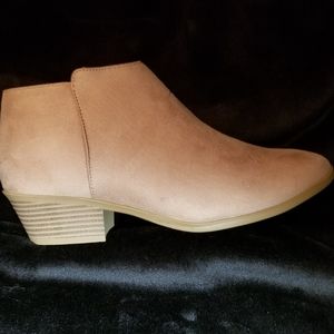 NEW SODA TAUPE BOOTIES